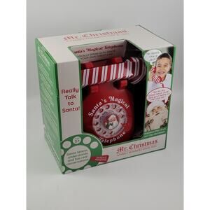 Mr. Christmas Santa’s Magical Telephone Interactive Holiday Decoration Rotary!!